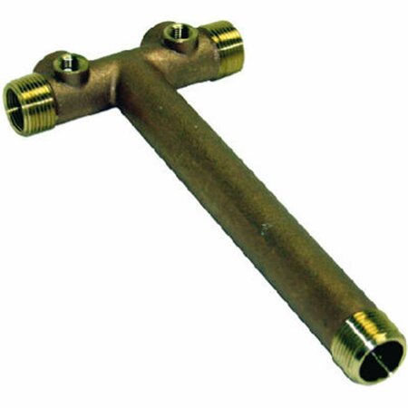 WATER SOURCE TC10NL 10 x 1 in. Brass- Tank Tee 122056